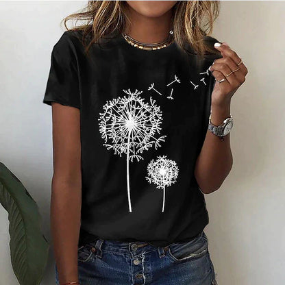 Nianna - Frauen Sommer T-Shirt Kurzarm