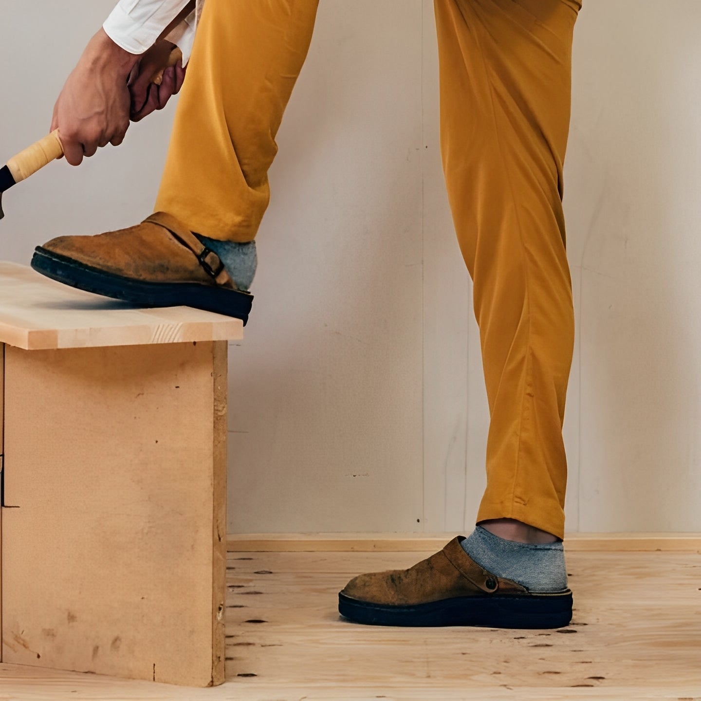 Devin - Bequeme Herrenlederpantoffeln