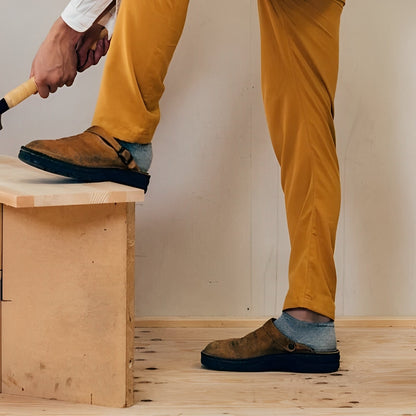 Devin - Bequeme Herrenlederpantoffeln