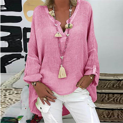 Mia – Stylische Leinenbluse