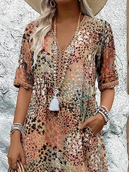 Skye - Sommerkleid mit V-Ausschnitt
