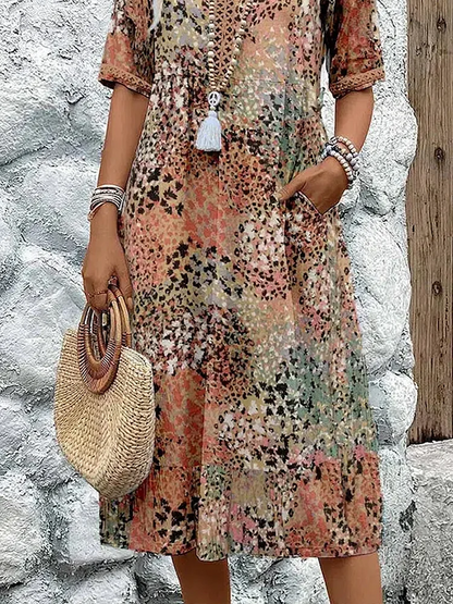Skye - Sommerkleid mit V-Ausschnitt