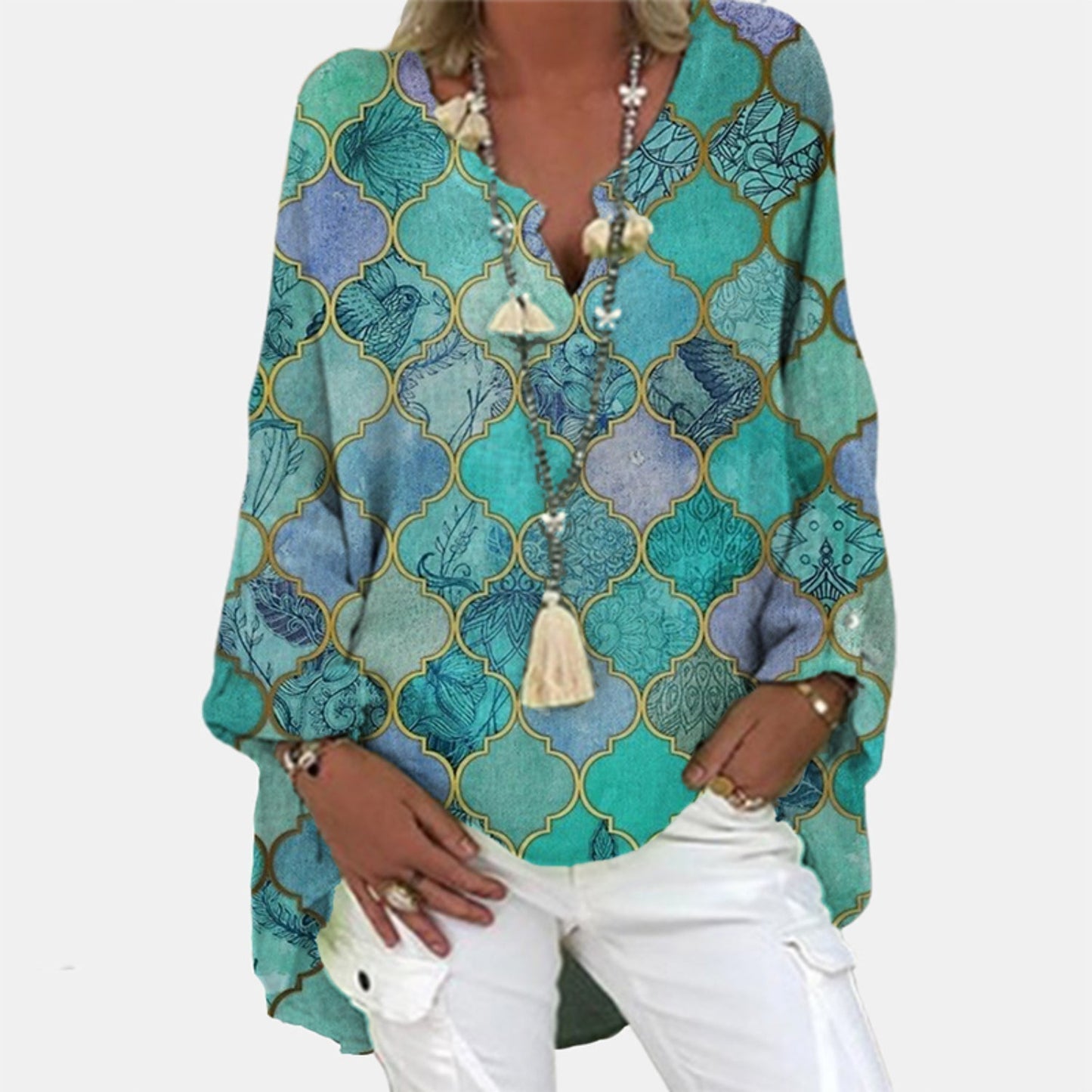 Mia – Stylische Leinenbluse