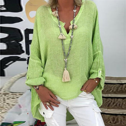 Mia – Stylische Leinenbluse