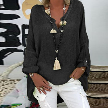 Mia – Stylische Leinenbluse