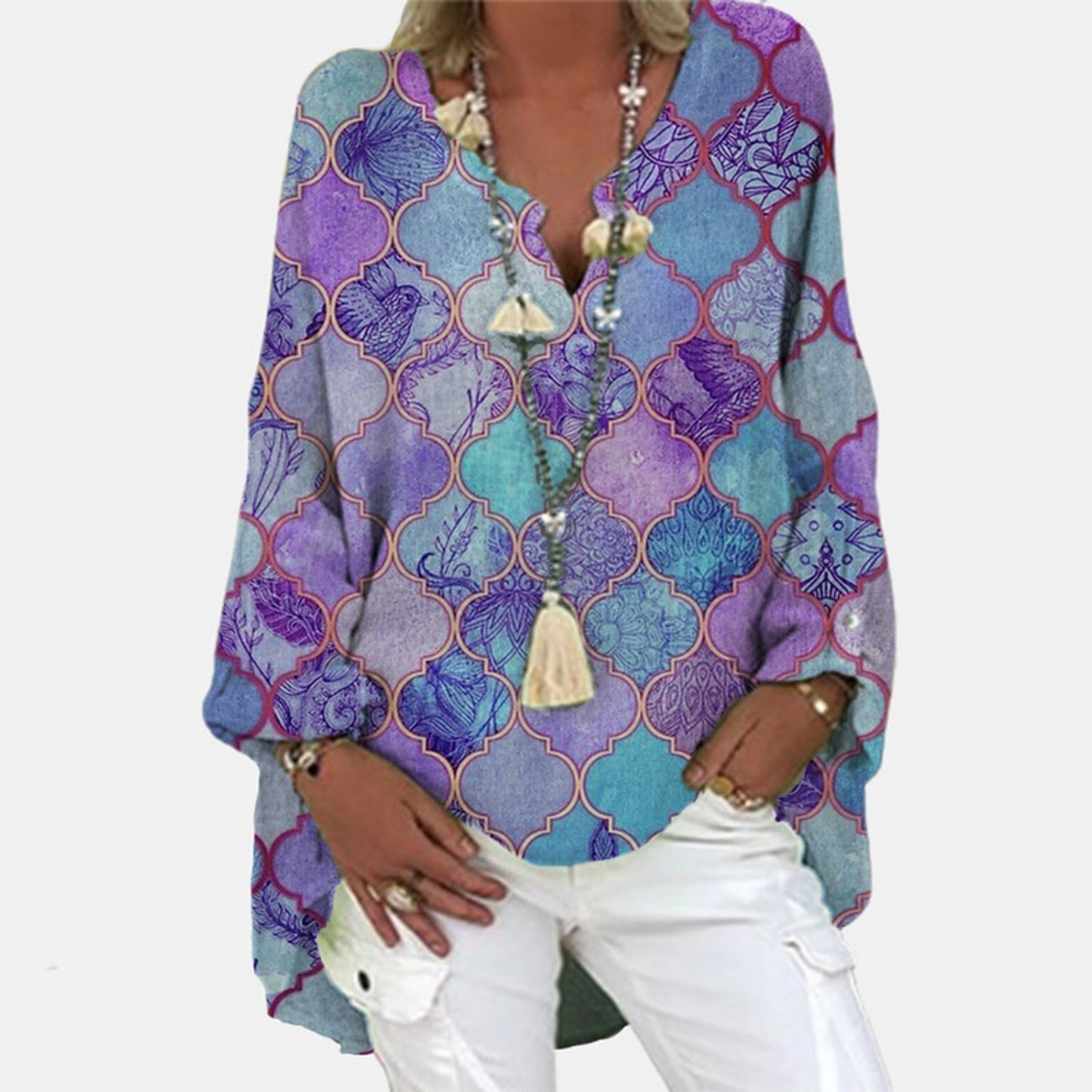 Mia – Stylische Leinenbluse