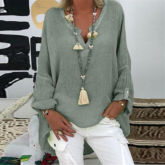 Mia – Stylische Leinenbluse