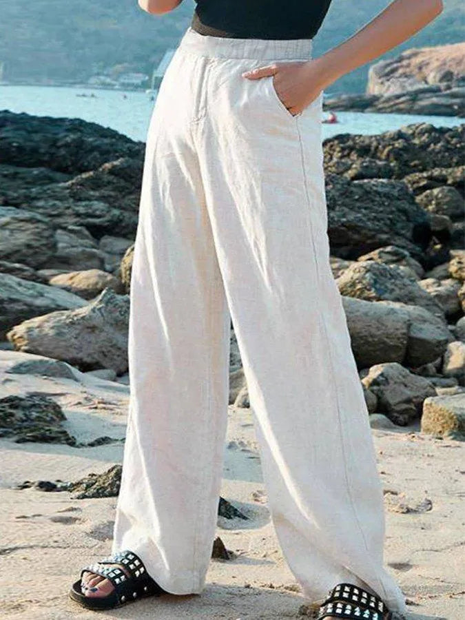 Sophie – Weite Hose mit Hoher Taille