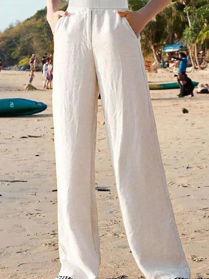 Sophie – Weite Hose mit Hoher Taille