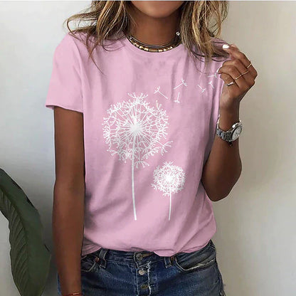 Nianna - Frauen Sommer T-Shirt Kurzarm