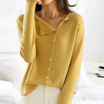 Florence - Stilvolle Strickjacke mit Knopfleiste
