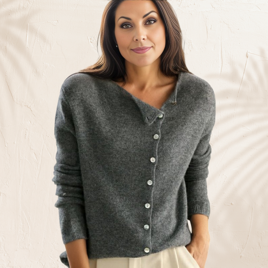 Zuri – Eleganter Pullover mit Knöpfen