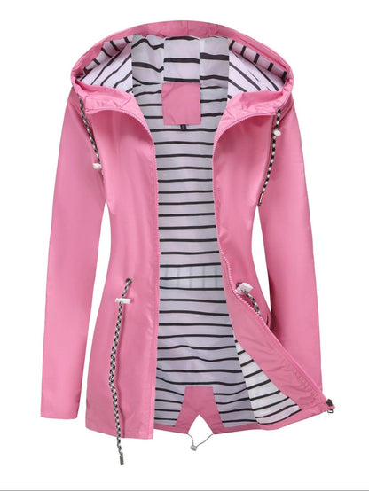 Nathalie – Lange Jacke, Wasserdicht