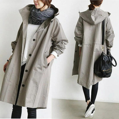 Maren – Trenchcoat Damen Leicht Wasserdicht
