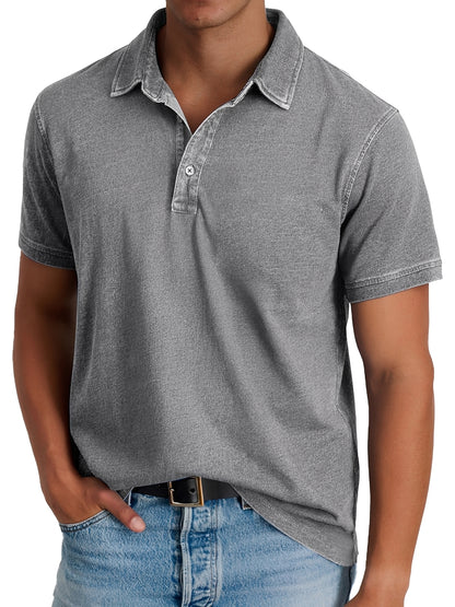 Darrell - Modernes, locker geschnittenes Poloshirt für Herren