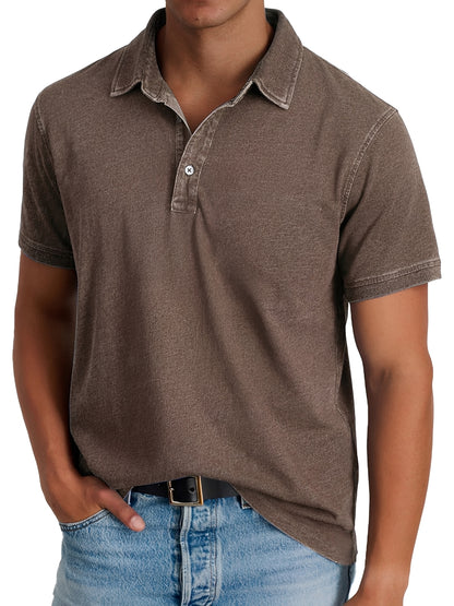 Darrell - Modernes, locker geschnittenes Poloshirt für Herren