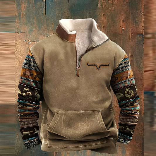 Kenton - Stilvoller Pullover mit Reißverschluss für Herren