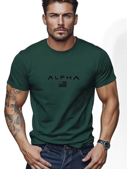 Neal - Schlichtes T-Shirt mit Rundhalsausschnitt für Herren