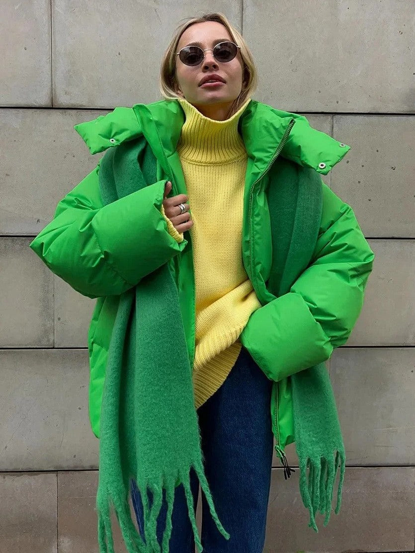 Camille - Kapuzenjacke aus wattierter Baumwolle für Damen