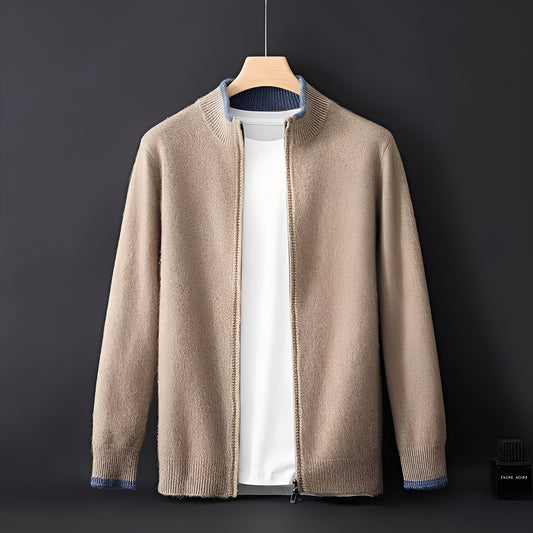 Brendon - Lässiger Cardigan mit Reißverschluss für Herren