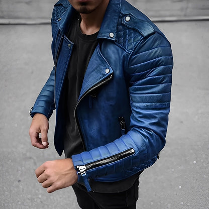 Easton - Retro-Lederjacke für Herren im stilvollen Design