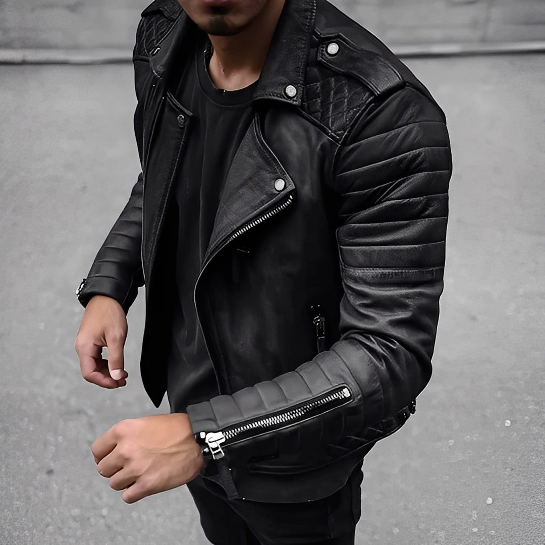 Easton - Retro-Lederjacke für Herren im stilvollen Design