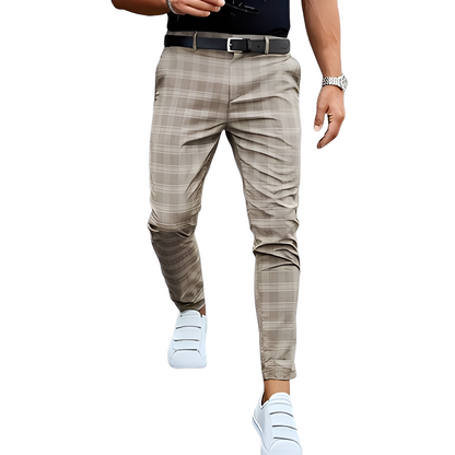 Deacon - Lässige Slim-Fit-Hose mit Karomuster für Herren