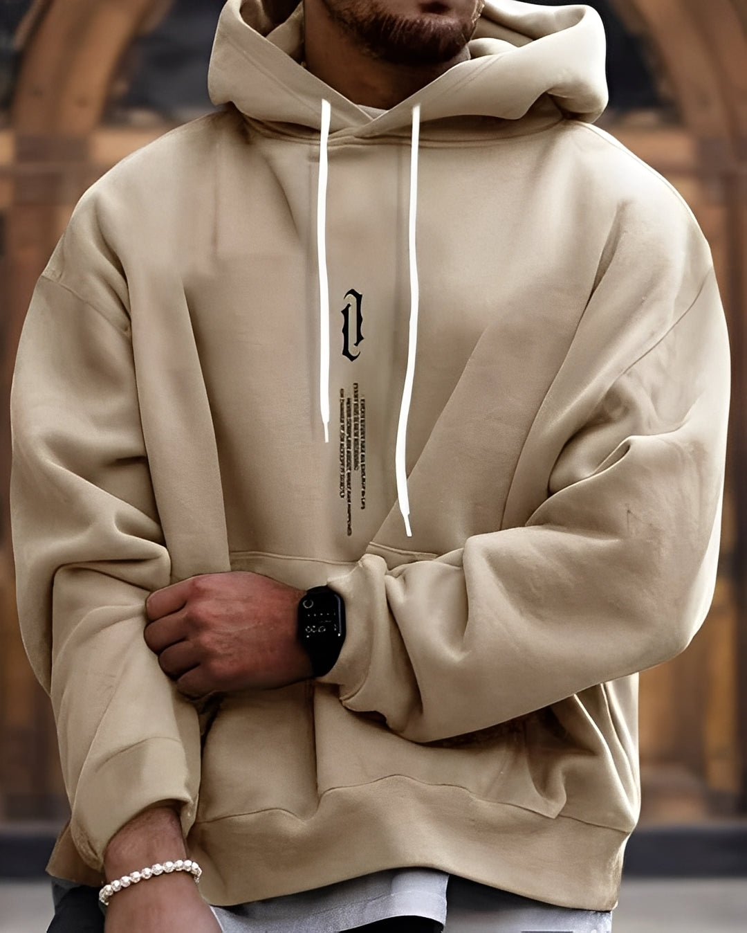 Beckham - Stilvoller Hoodie mit Aufdruck für Herren