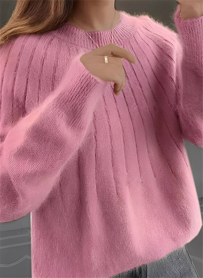 Cornelia - Lässiger, locker sitzender Kaschmirpullover für Damen
