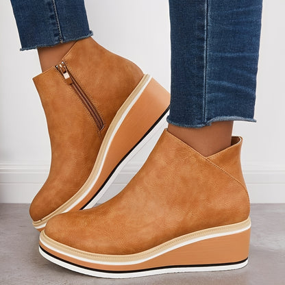 Sorrel - Lässige Lederstiefel mit Reißverschluss für Damen