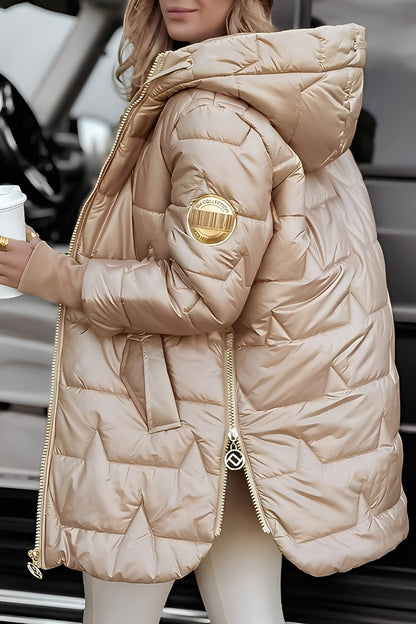 Georgina - Eleganter Daunenmantel mit Kapuze für Damen