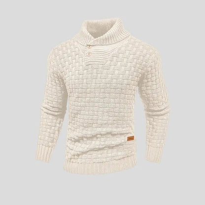 Eldon - Stilvoller Strickpullover mit Knöpfen für Herren