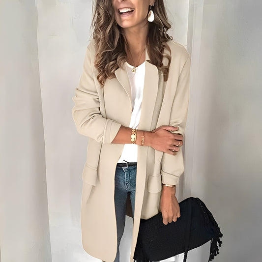 Georgina - Eleganter langer Blazer für Damen