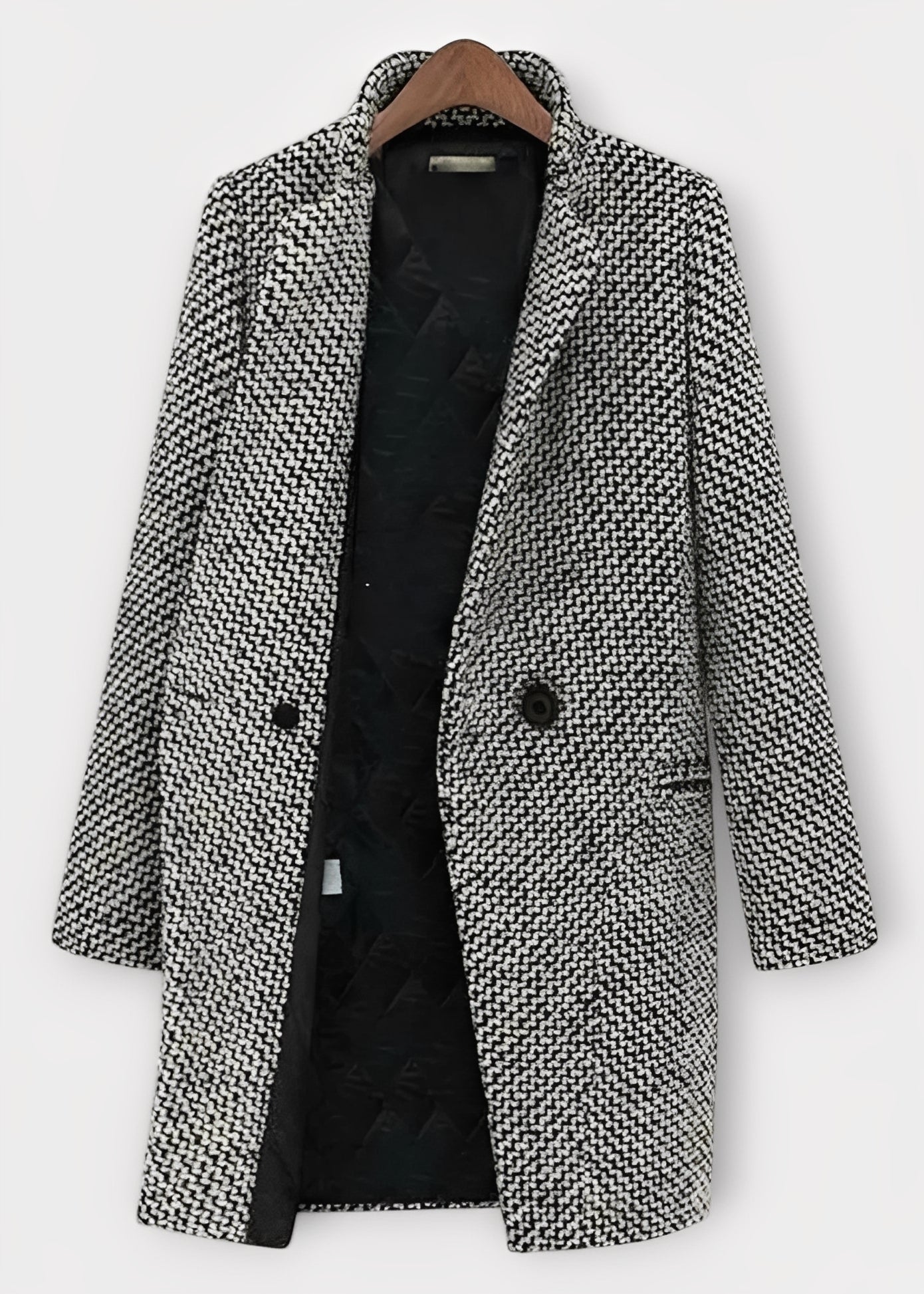 Pamelia - Moderner langer Mantel für Damen