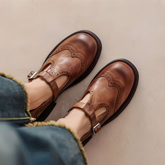 Marley - Stilvolle flache Lederschuhe für Damen