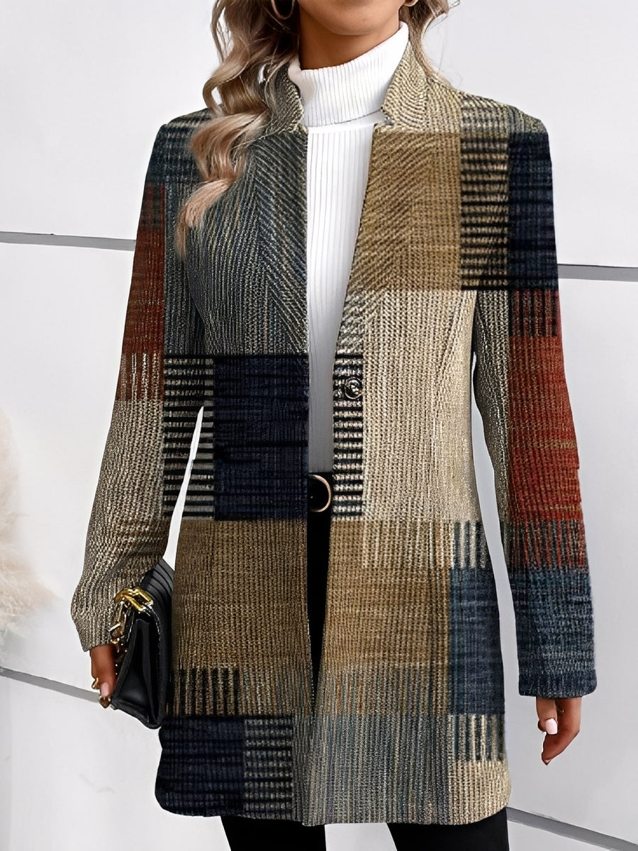 Tiffany - Stilvoller, formeller langer Blazer für Damen