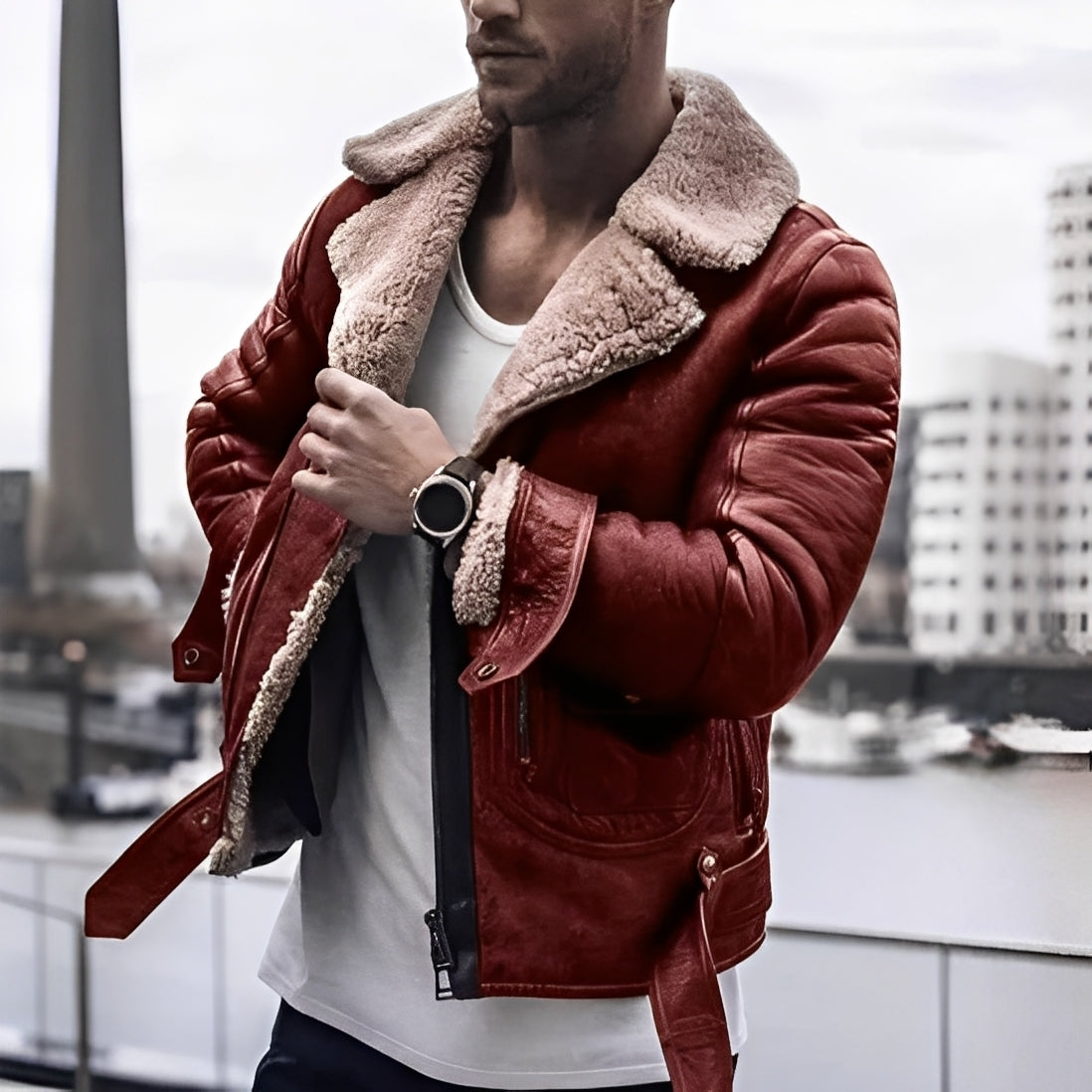 Nikolas - Elegante, warme Jacke für Herren