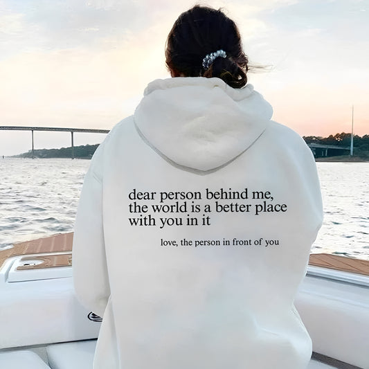 Cecilia - Lässiger Hoodie mit auffälligem Print für Damen