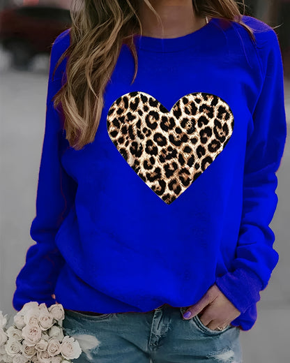 Daniella - Lässiger Pullover mit Herzmuster für Damen