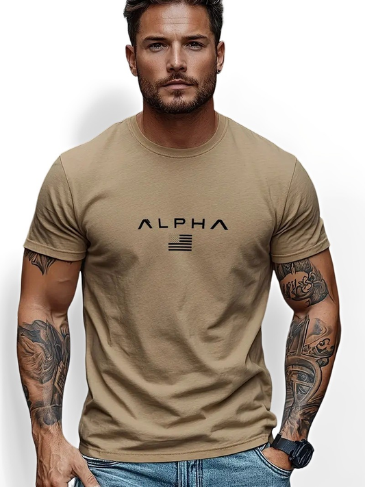 Neal - Schlichtes T-Shirt mit Rundhalsausschnitt für Herren