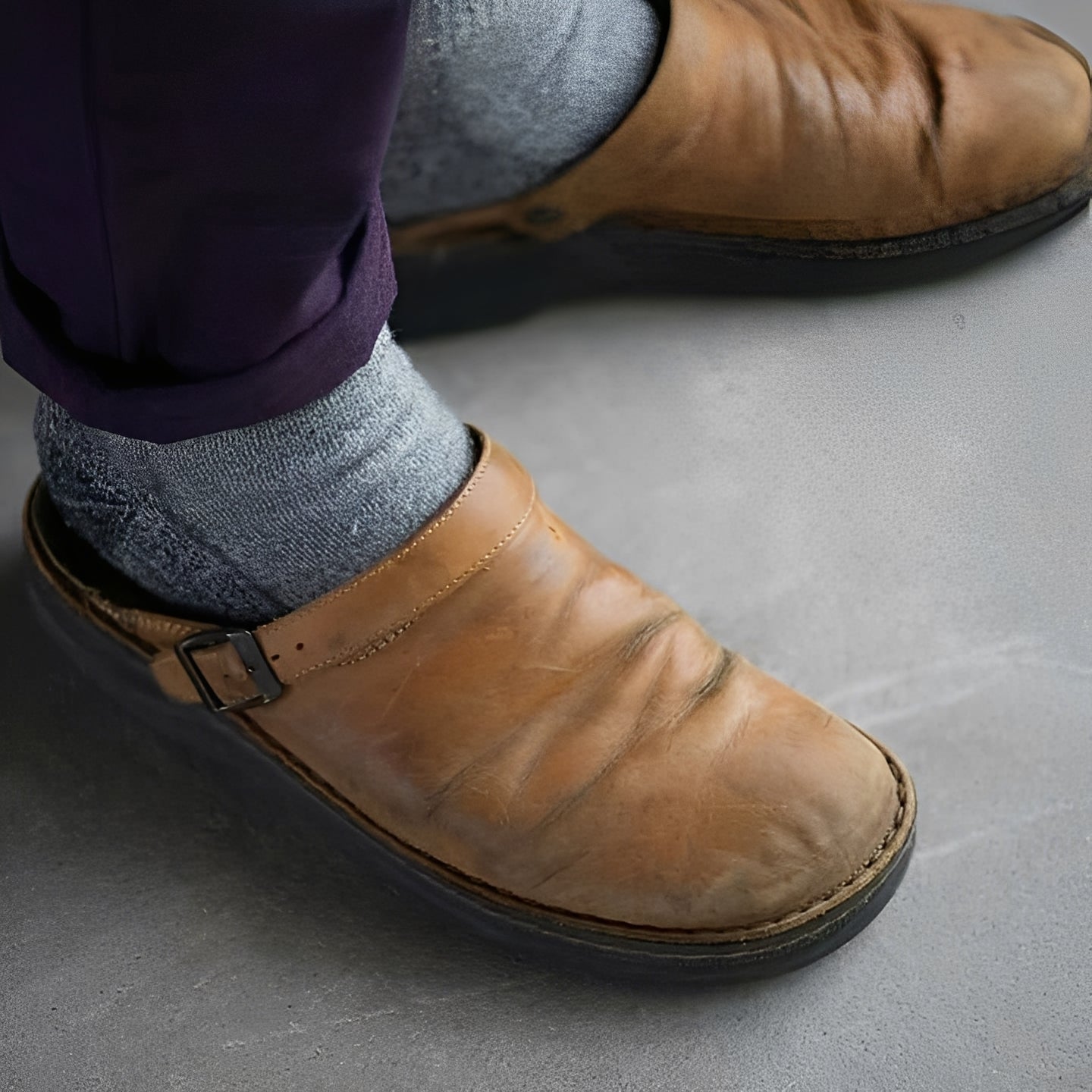 Eldon - Lässige Lederslipper für Herren