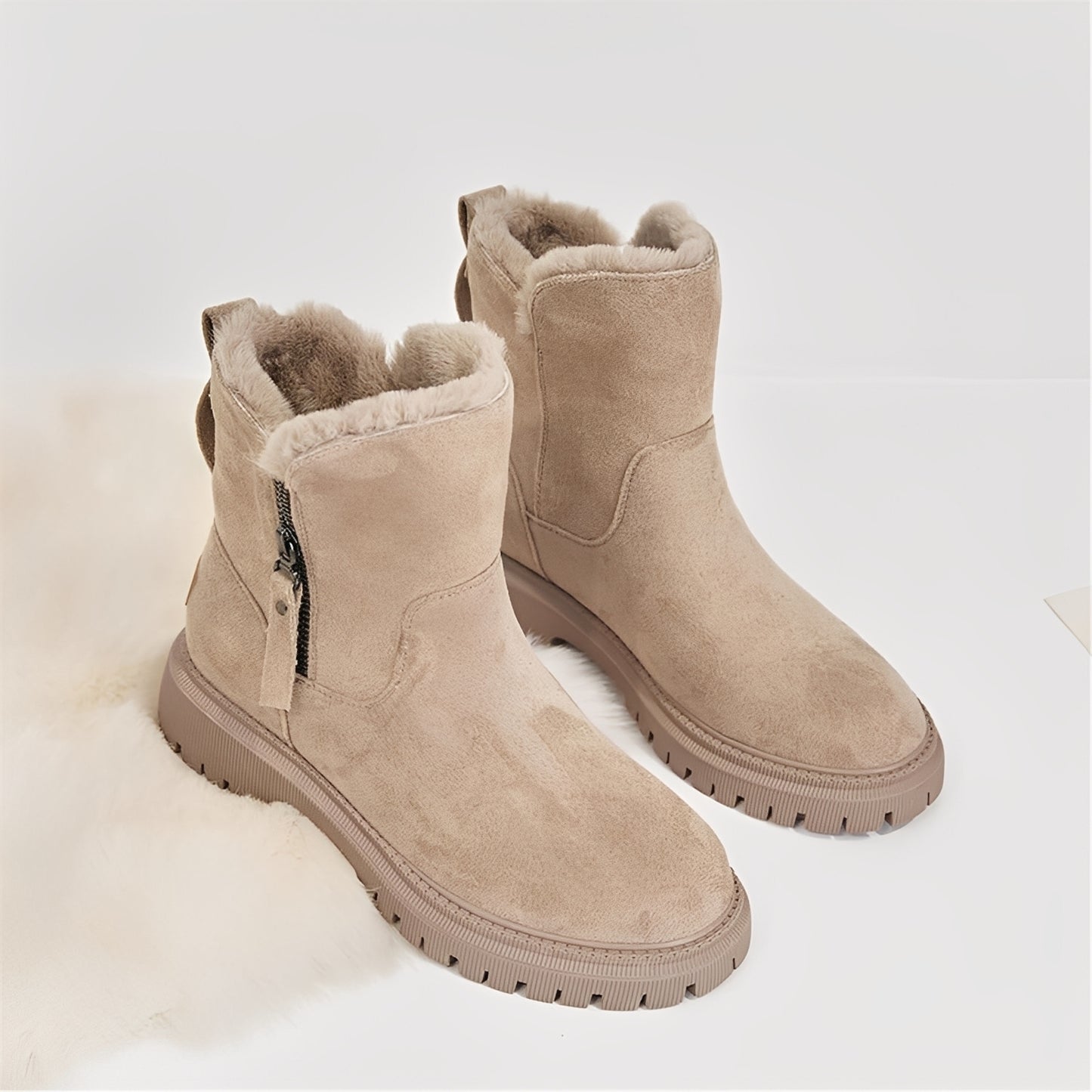 Raschelle - Stilvolle, leichte, mit Fleece gefütterte Stiefel für Damen