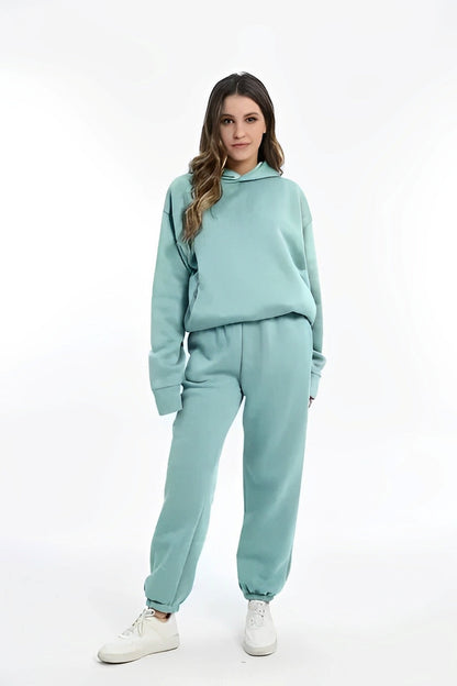 Nora – Frauen Kapuzenpulli und Jogginghosen Set