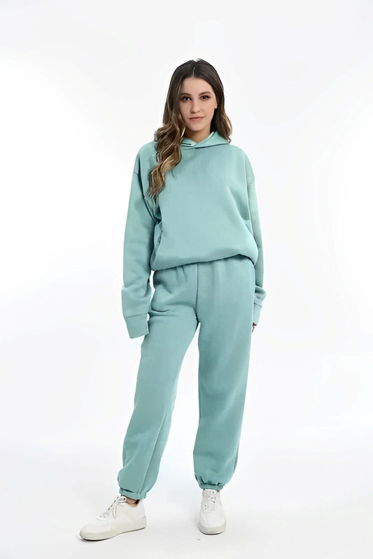 Nora – Frauen Kapuzenpulli und Jogginghosen Set