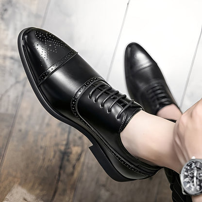 Fulton - Moderne formelle Lederschuhe mit Brogue-Details für Herren