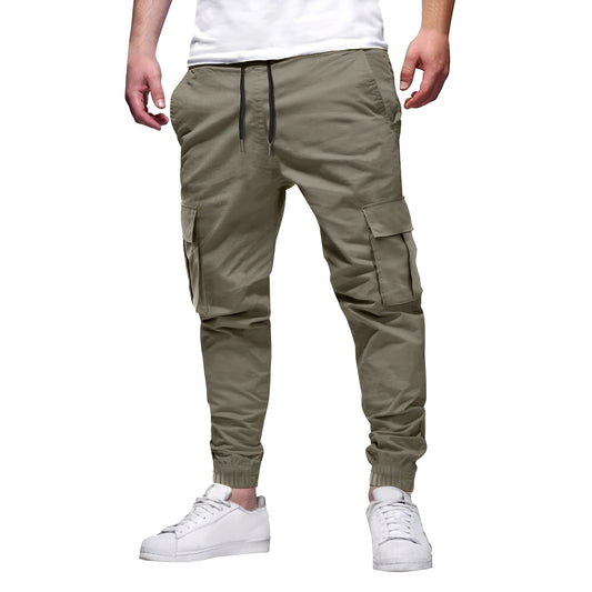 Tevin - Lässige, schmal geschnittene Stretch-Cargohose für Herren