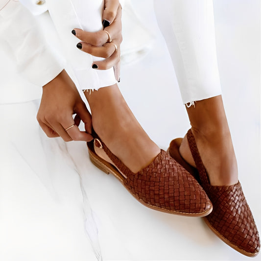 Shirley - Stilvolle flache Schuhe mit spitzer Zehenpartie für Damen