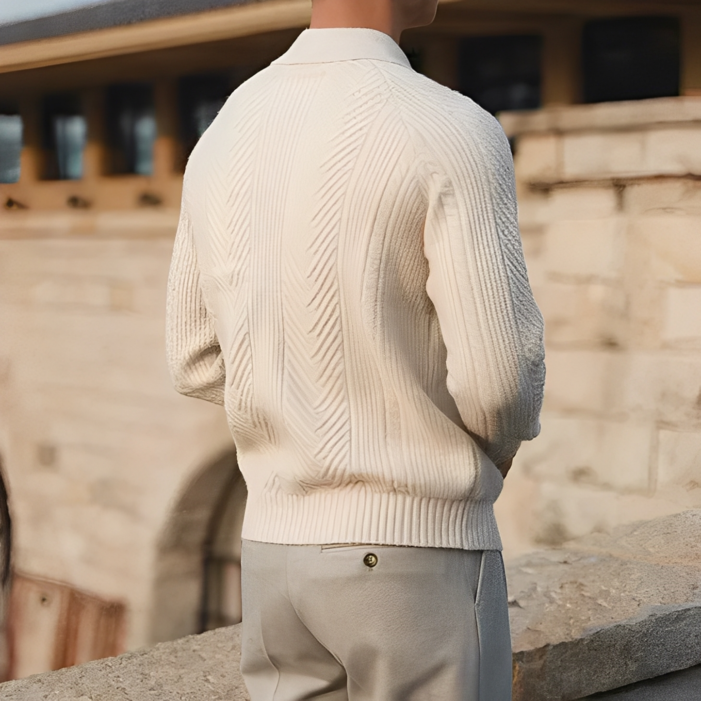 Darius – Strickpullover mit langen Ärmeln