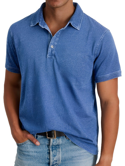 Darrell - Modernes, locker geschnittenes Poloshirt für Herren