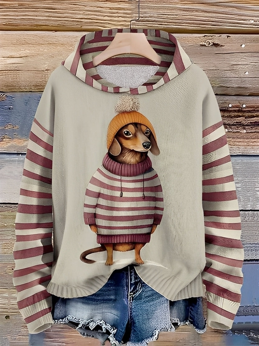 Geffrey - Bequemer Hoodie mit Aufdruck für Herren